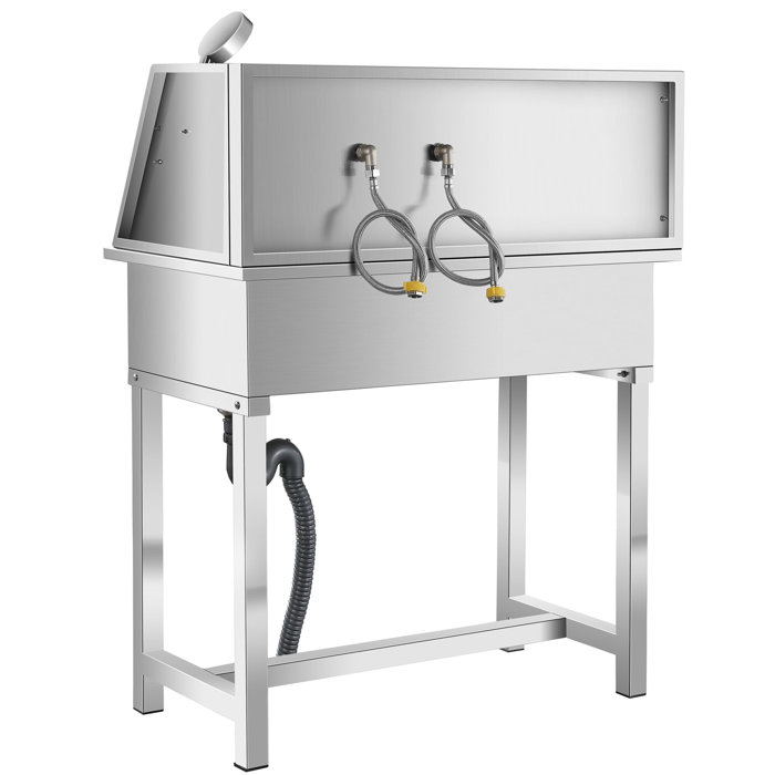 Ledel 34" Stainless Steel Dog Grooming Bath Tub Pet Dog Cat Washing Station & Reviews Wayfair